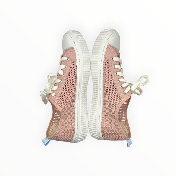 Victoria Women's 1915 Re-Edition Pink Mesh Low-Top Sneakers - Picture 4 of 10